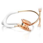 MD ONE® ADULT STETHOSCOPE - WHITE/ROSE GOLD SKU: MDF777RG29
